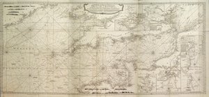 Eine neue hydrographische Vermessung des Ärmelkanals, mit einem Teil des Atlantischen Ozeans bis Cape Clear, verbessert von der großen Karte des verstorbenen Thomas Jefferys, Geograph des Königs von British School
