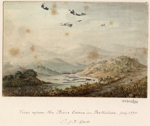 Eine Serie von Skizzen, Ansichten in Großbritannien, dem Kontinent und Amerika 1772-1778 (Aquarell) von British School