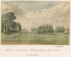 Eine Serie von Skizzen, Ansichten in Großbritannien, dem Kontinent und Amerika 1772-1778 (Aquarell) von British School