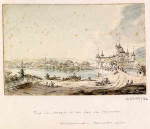 Eine Reihe von Skizzen, Ansichten in Großbritannien, dem Kontinent und Amerika 1772-1778 von British School