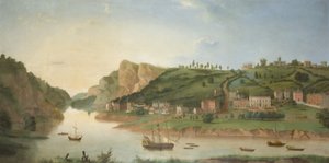 Hotwells, mit Blick auf die Avon-Schlucht, ca. 1730