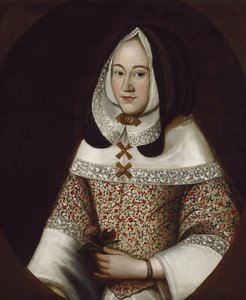 Jane, erste Frau von John Tradescant dem Jüngeren, ca. 1630