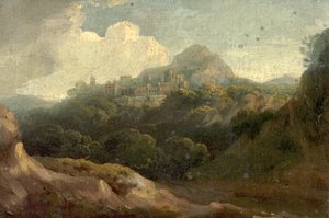 Gebirgige Landschaft, Morgen von British School