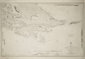 Der südöstliche Teil von Feuerland mit Staten Island, Kap Hoorn und Diego Ramirez Island von British School