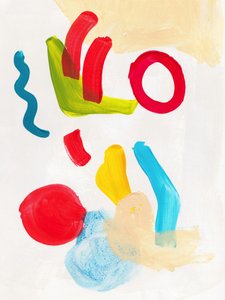 Verspielte abstrakte Formen