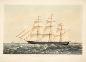Das berühmte Eisenschiff Chile 767 Tonnen Register, im Besitz von Messrs Seymour Peacock & Co aus London
