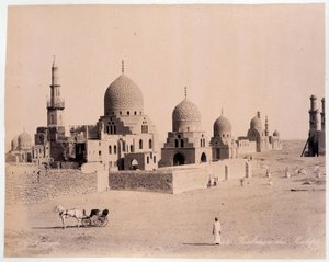 Ägypten: das Grab der Kalifen - Fotografie der Zangali-Brüder, Ende des 19. Jahrhunderts von Brothers Zangaki