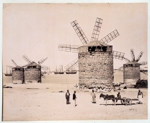 Mühlen in Alexandria - Fotografie der Zangali-Brüder, späte 19. Jahrhundert