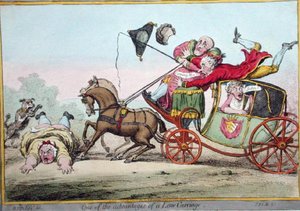 Einer der Vorteile eines niedrigen Wagens, veröffentlicht von Hannah Humphrey im Jahr 1801