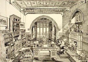 Innenansicht einer Bibliothek