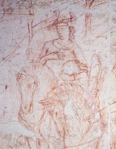 Triumph des Todes, Sinopia von Buonamico Buffalmacco
