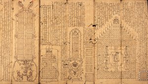 Burmesisches Manuskript über Astrologie von Burmese School