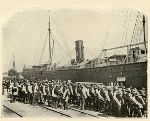 16. Infanterie beim Einschiffen, Spanisch-Amerikanischer Krieg, Juni 1898, 1899