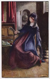 Illustration für The Cloister and The Hearth von Charles Reade (Farblithografie) von Byam (after) Shaw