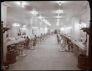 Friseursalon im Hotel Knickerbocker, 1906 von Byron Company