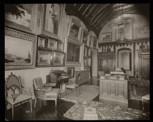 Die Kunstgalerie des Helen Gould Anwesens (ehemalige Jay Gould Residenz) in Tarrytown, New York, 1893-94 von Byron Company