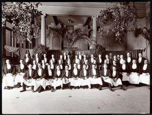 Kellner im Hotel Delmonico, 1902