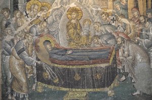 Fresko Heiliger Erlöser in der Chora-Kirche (Kariye Camii), Istanbul, Türkei