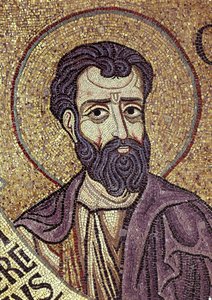 Der Prophet Hosea (Detail) der Innenmosaiken in der St. Markus Basilika, 12. Jahrhundert
