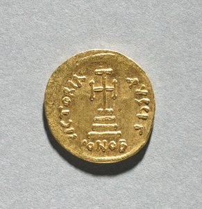 Solidus mit Heraklius und seinem Sohn Heraklius Konstantin von Byzantine School