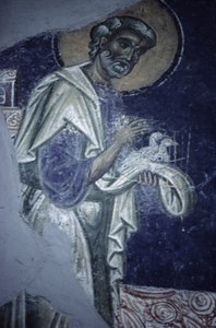 St. Josef, ein Detail aus der Darstellung Christi im Tempel, ca. 1164 von Byzantine School