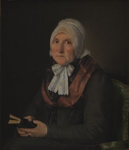 Maria Magdalena Jensen, geborene Jessen, die Mutter des Künstlers von C.A. Jensen