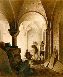St Mary-Le-Bow Krypta von C.E. Gwilt