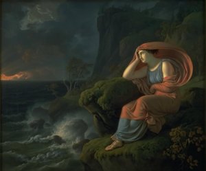 Alcyone wartet vergeblich auf ihren Ehemann. Episode aus Ovid: Metamorphosen