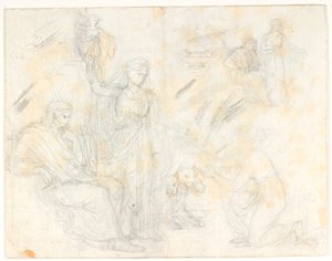Psyche empfängt die Urne von Proserpina