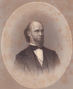 Porträt des amerikanischen methodistischen Geistlichen Daniel P. Kindle (Stich) von J.B. and Brown J. Rowbotham