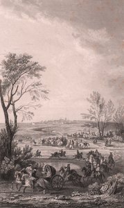 Einnahme der Stadt Conde durch Ludwig XIV., 26. April von J.B. and Brown J. Rowbotham