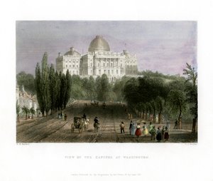 Ansicht des Kapitols in Washington, USA