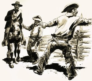 1893 näherte sich ein US-Marshal Jesse Carr, um ihm zu sagen, dass er die Mauer durchbrechen müsse, die er gebaut hatte von C.L. Doughty