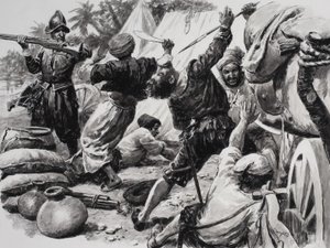 Spanier kämpfen gegen Araber von C.L. Doughty