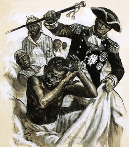Unbekannter schwarzer Offizier schlägt einen anderen Mann von C.L. Doughty