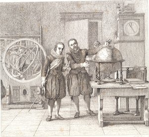 Christian IV. besucht Tycho Brahe in Uranienborg