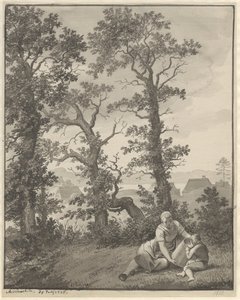 Aus der Gegend um Skjoldnæsholm von Christoffer Wilhelm Eckersberg