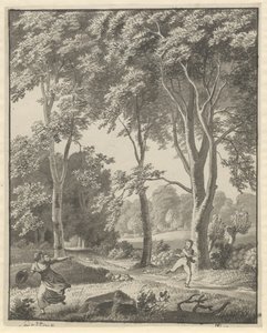Aus den Wäldern bei Svendstrup von Christoffer Wilhelm Eckersberg