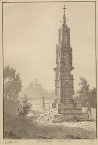 Hochkreuz in der Nähe von Bonn von Christoffer Wilhelm Eckersberg