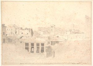 Partie bei Cloaca Maxima von Christoffer Wilhelm Eckersberg