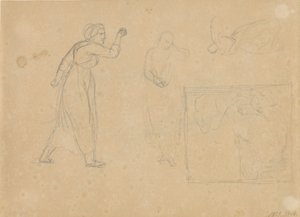 Entwurf zu Die Geschichte eines gefallenen Mädchens, Blatt 1 von Christoffer Wilhelm Eckersberg
