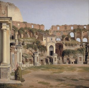Ansicht des Inneren des Kolosseums von Christoffer Wilhelm Eckersberg