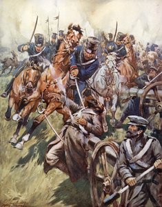 „Kosake und Russe taumelten vom Säbelhieb zerschmettert und zerschlagen“ von C. Dudley Tennant