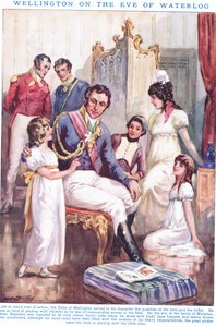 Wellington am Vorabend von Waterloo, 1815 von C. Dudley Tennant
