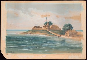 Fort Dearborn im Jahr 1803