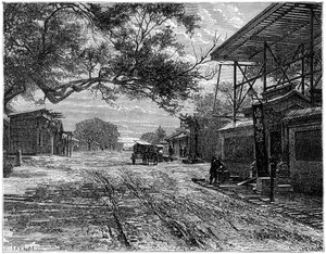 Die Französische Gesandtschaft, Peking, China von C. Laplante