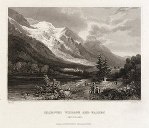 Chamounix Dorf und Tal von C. Reiss