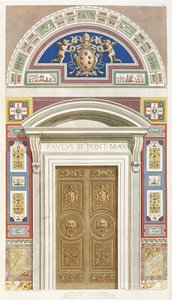 Tür zur Raffael-Loggia im Vatikan, 1772