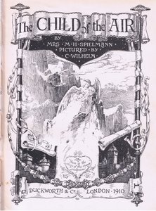 Titelseitengestaltung, aus The Child of the Air, veröffentlicht von Duckworth