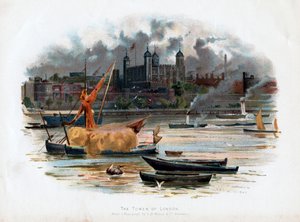 Der Tower von London, England, 1895 von C. Wilkinson
